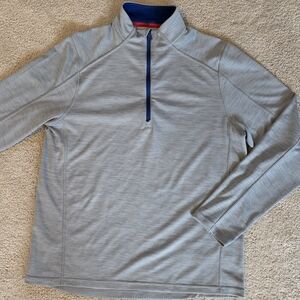 Vineyard Vines Men's (M) Geay (& Blue) Zip-Up Sweater